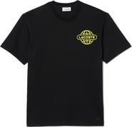 Lacoste Relaxed Fit Logo Cotton Graphic T-Shirt