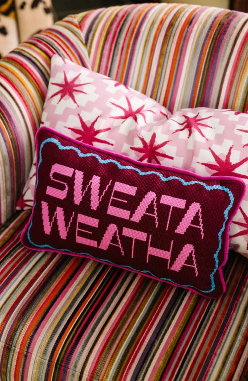 Furbish Needlepoint Pillow In Multi
