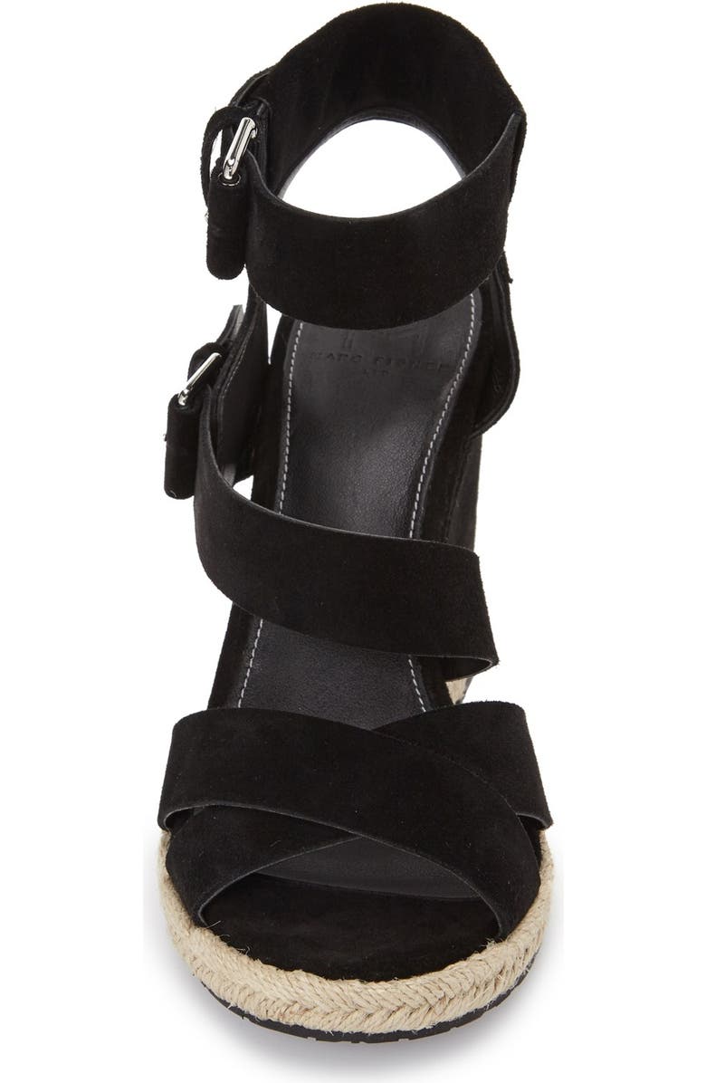 Marc Fisher LTD 'Karla' Wedge Sandal, Alternate, color,