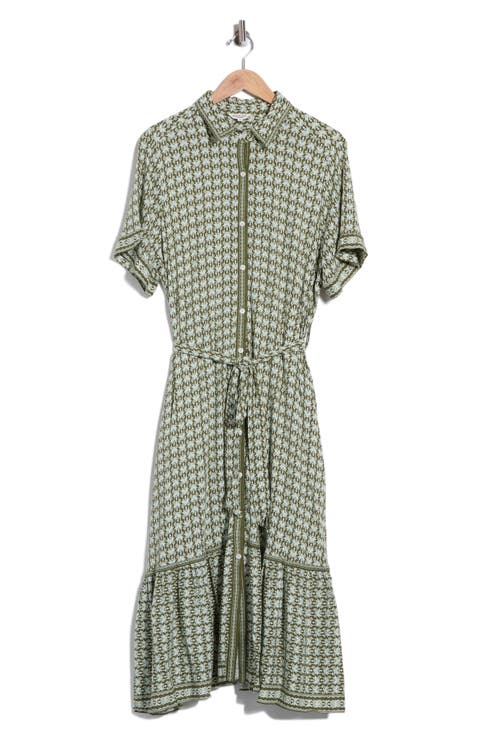 Short Sleeve Maxi Shirtdress