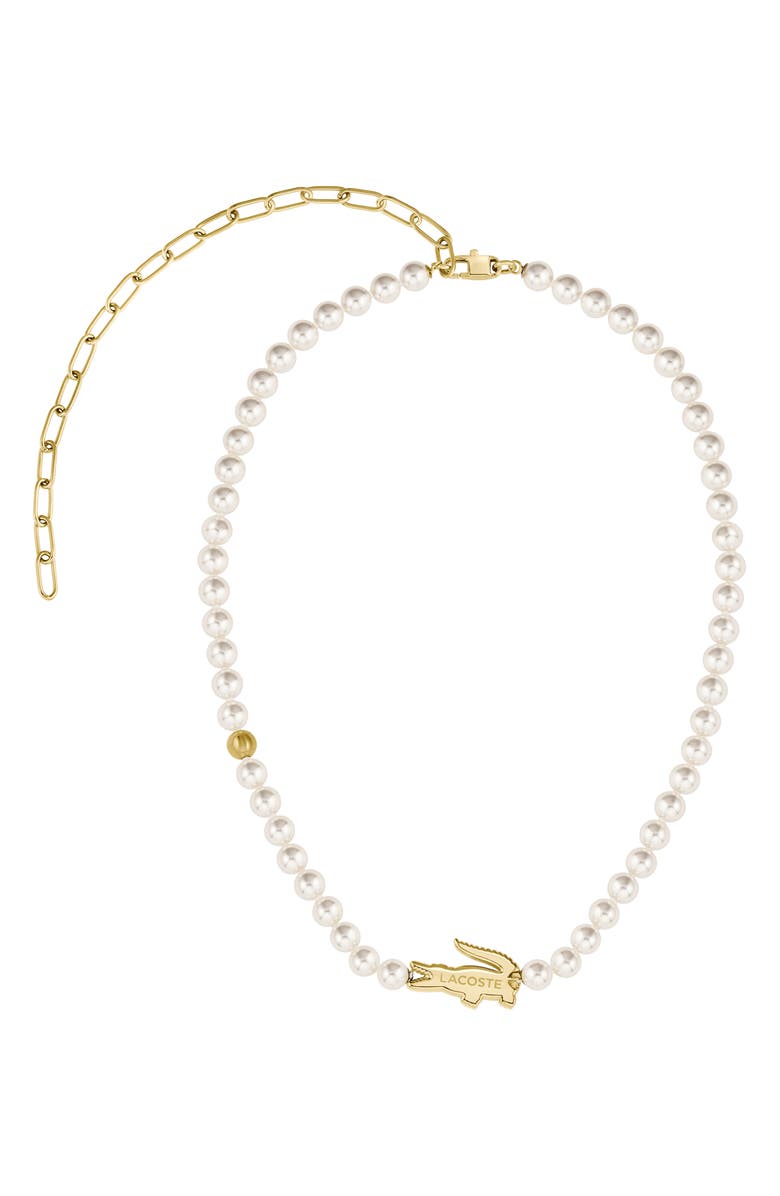 Lacoste Men's Matchpoint Necklace, Alternate, color, Gold