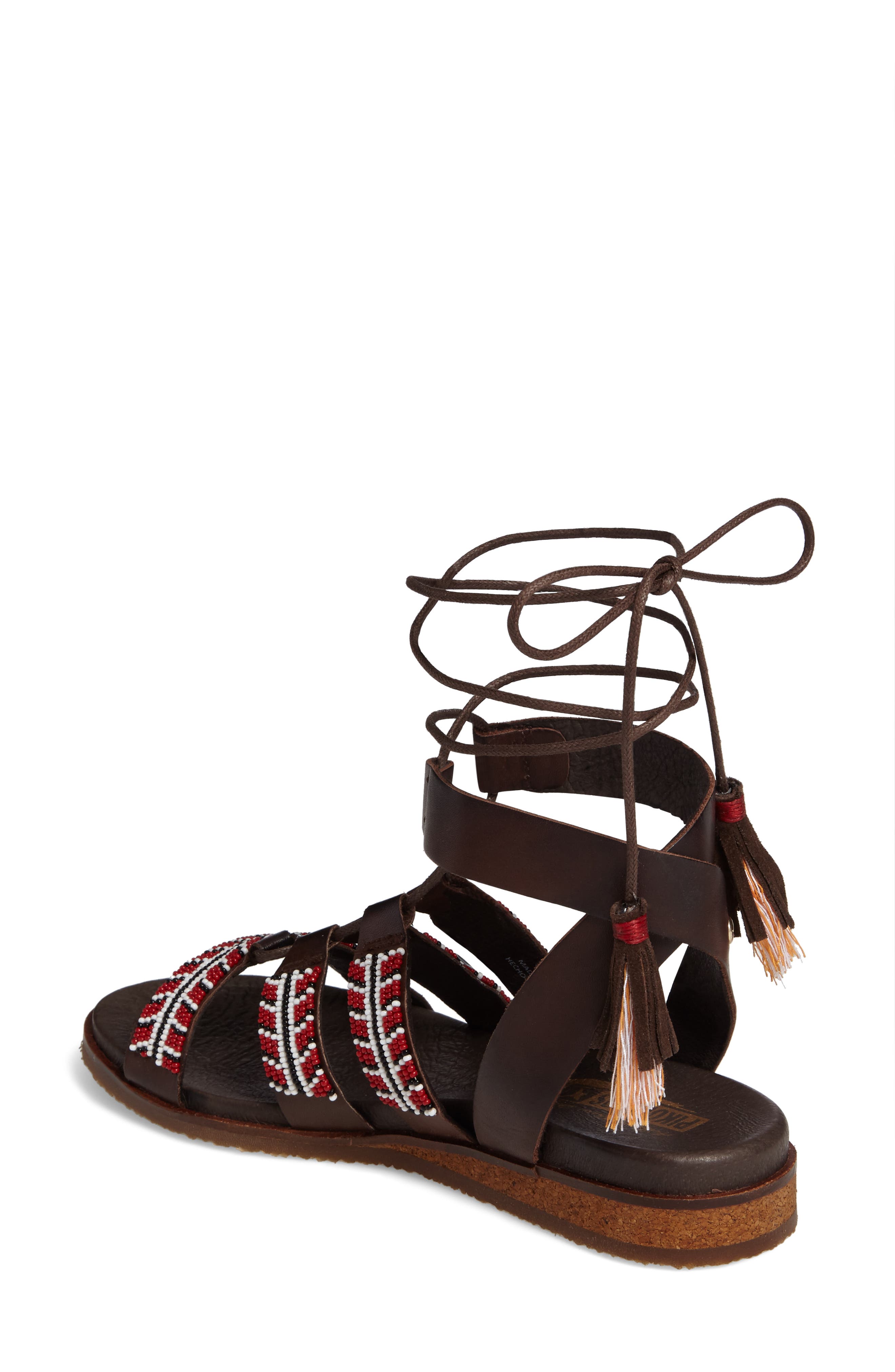 PIKOLINOS Antillas Beaded Ghillie Sandal, Alternate, color, 
