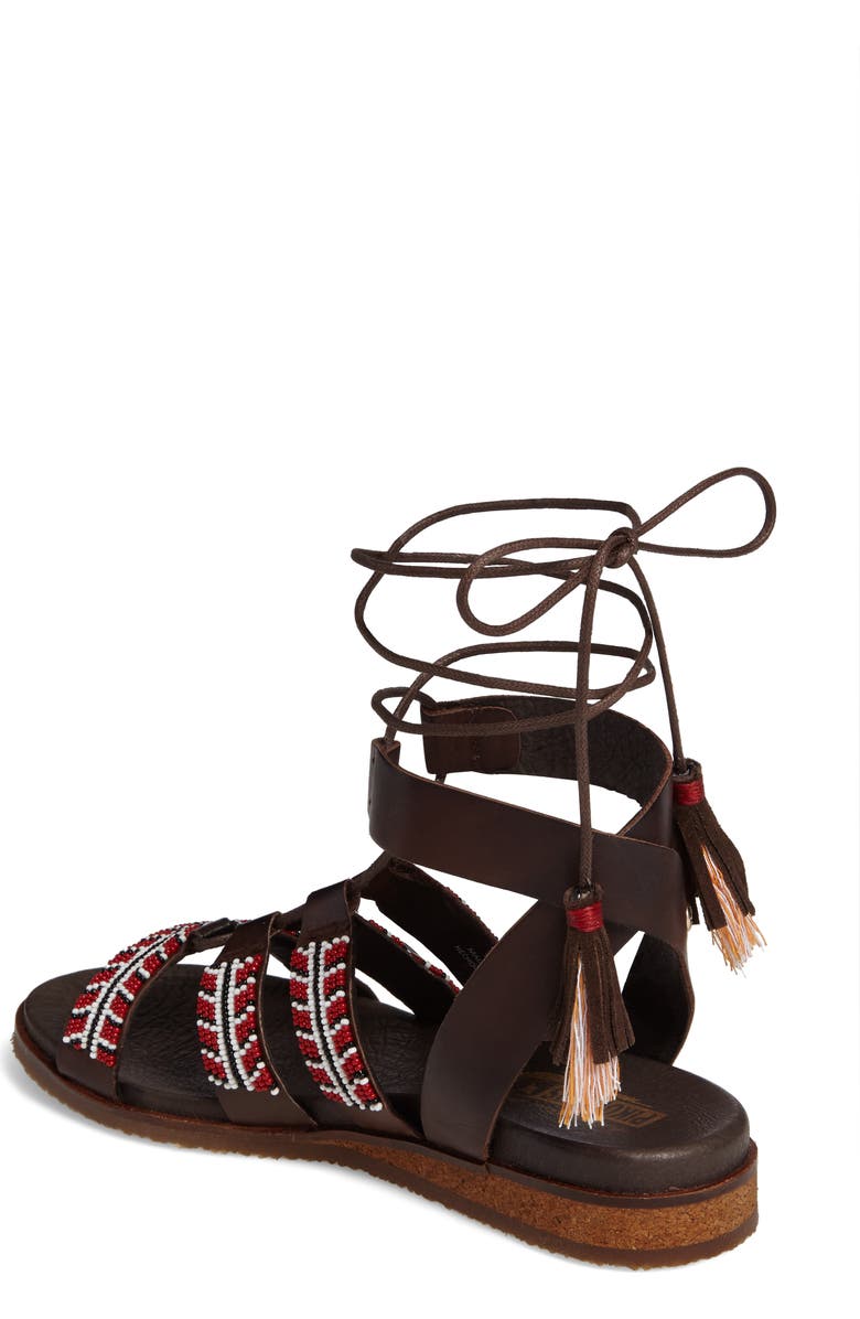 PIKOLINOS Antillas Beaded Ghillie Sandal, Alternate, color,