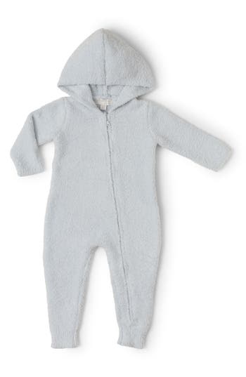 Barefoot Dreams ® Cozychic® Hooded Romper In Blue