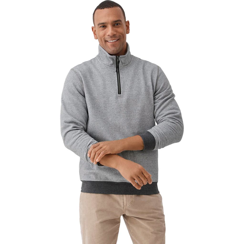 Surfside Supply Co. Bobby Fleece Quarter Zip in Black Combo  product