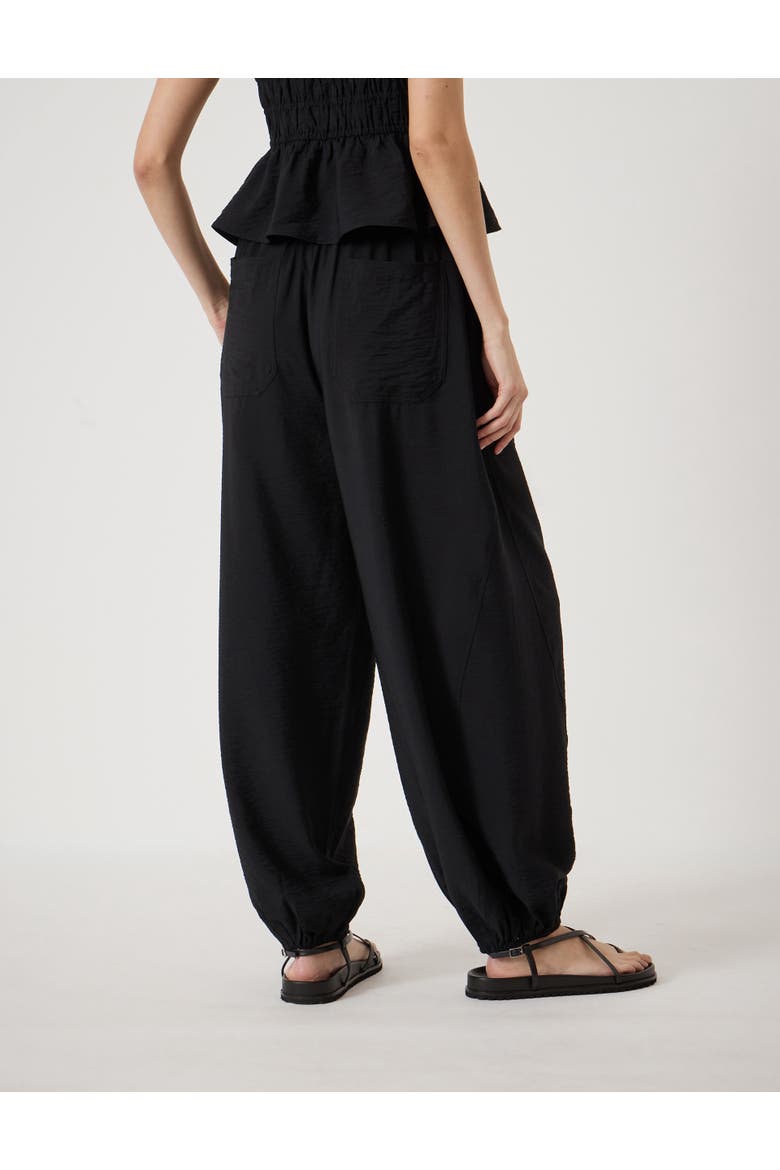 Amaris Airflow Bubble Hem Trousers, Alternate, color, Black