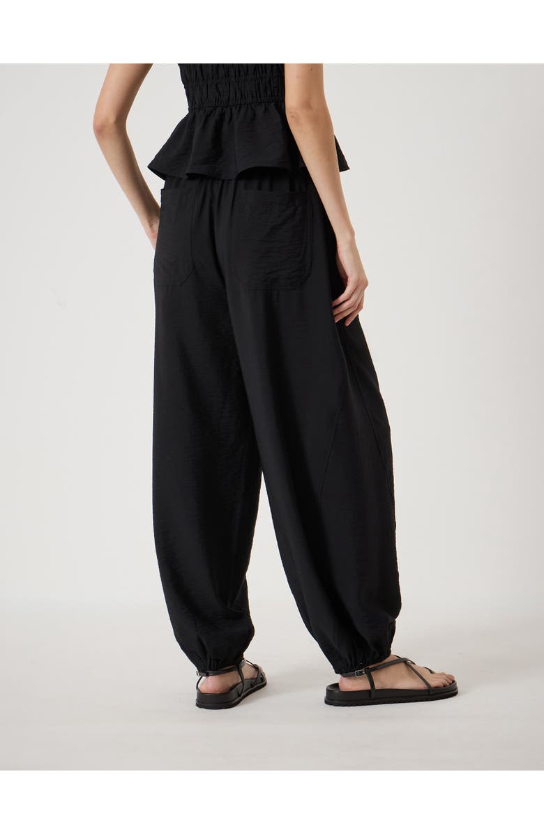 Hush Amaris Airflow Bubble Hem Trousers, Alternate, color, Black