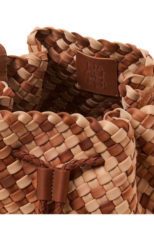 Naghedi Medium Gramercy Watercolor Bucket Bag In Brown