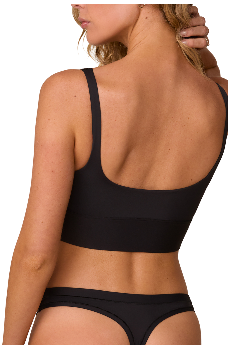 Harper Wilde Bliss Square Neck Bralette, Alternate, color, Black