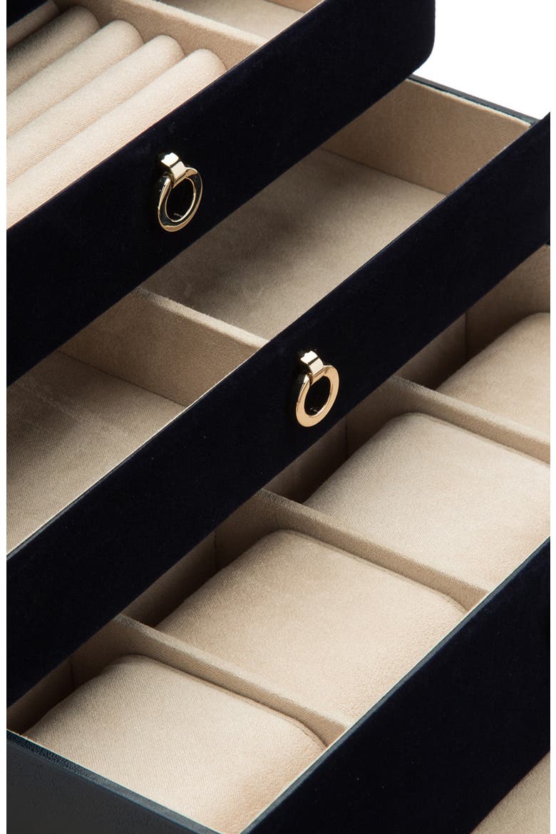 Zoe Large Jewelry Box, Alternate, color, INDIGO