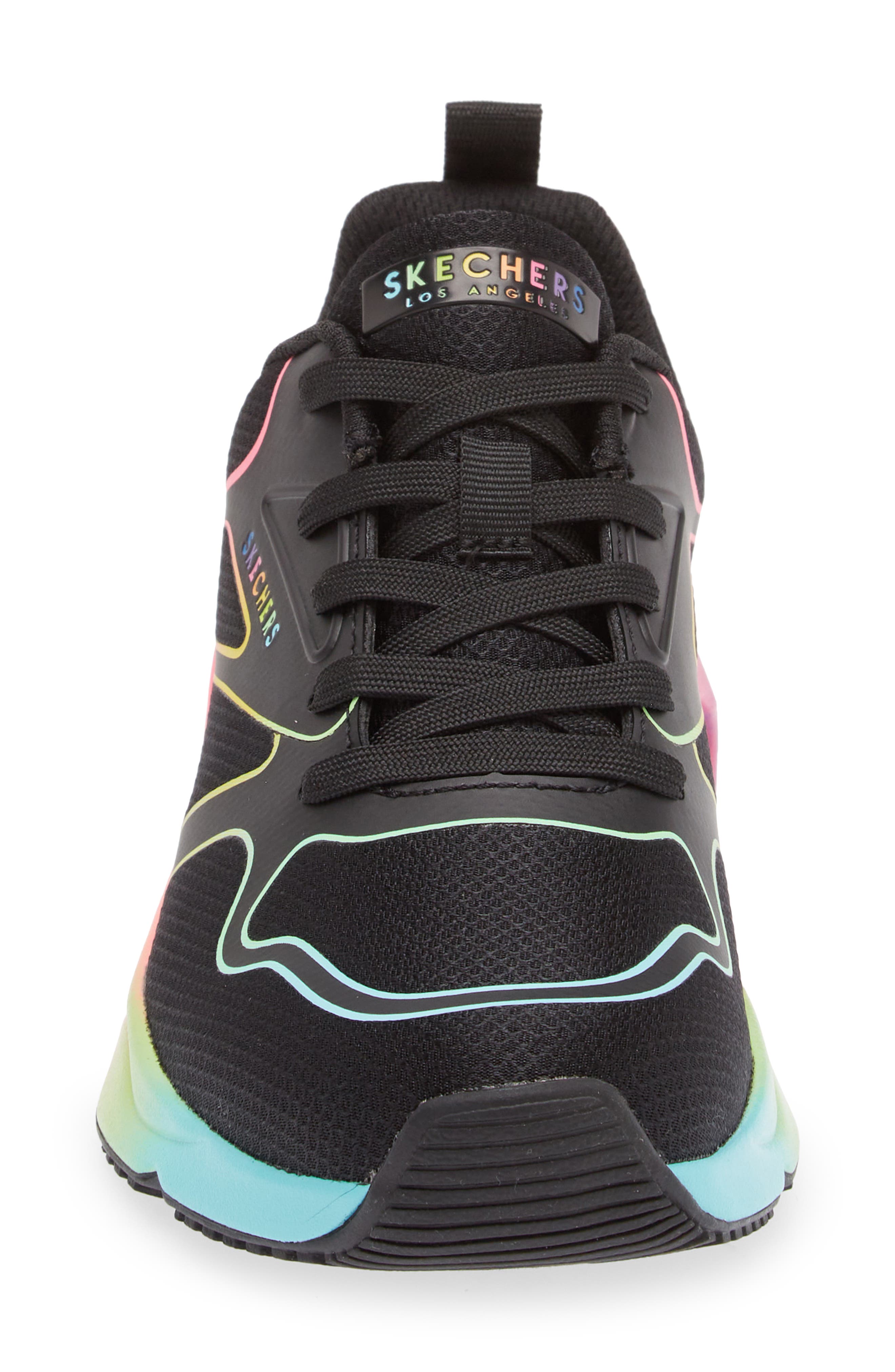 SKECHERS Tres-Air Uno Rainbow Roads Sneaker, Alternate, color, 