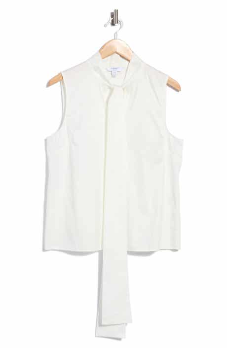 Florian Sleeveless Tie Neck Top