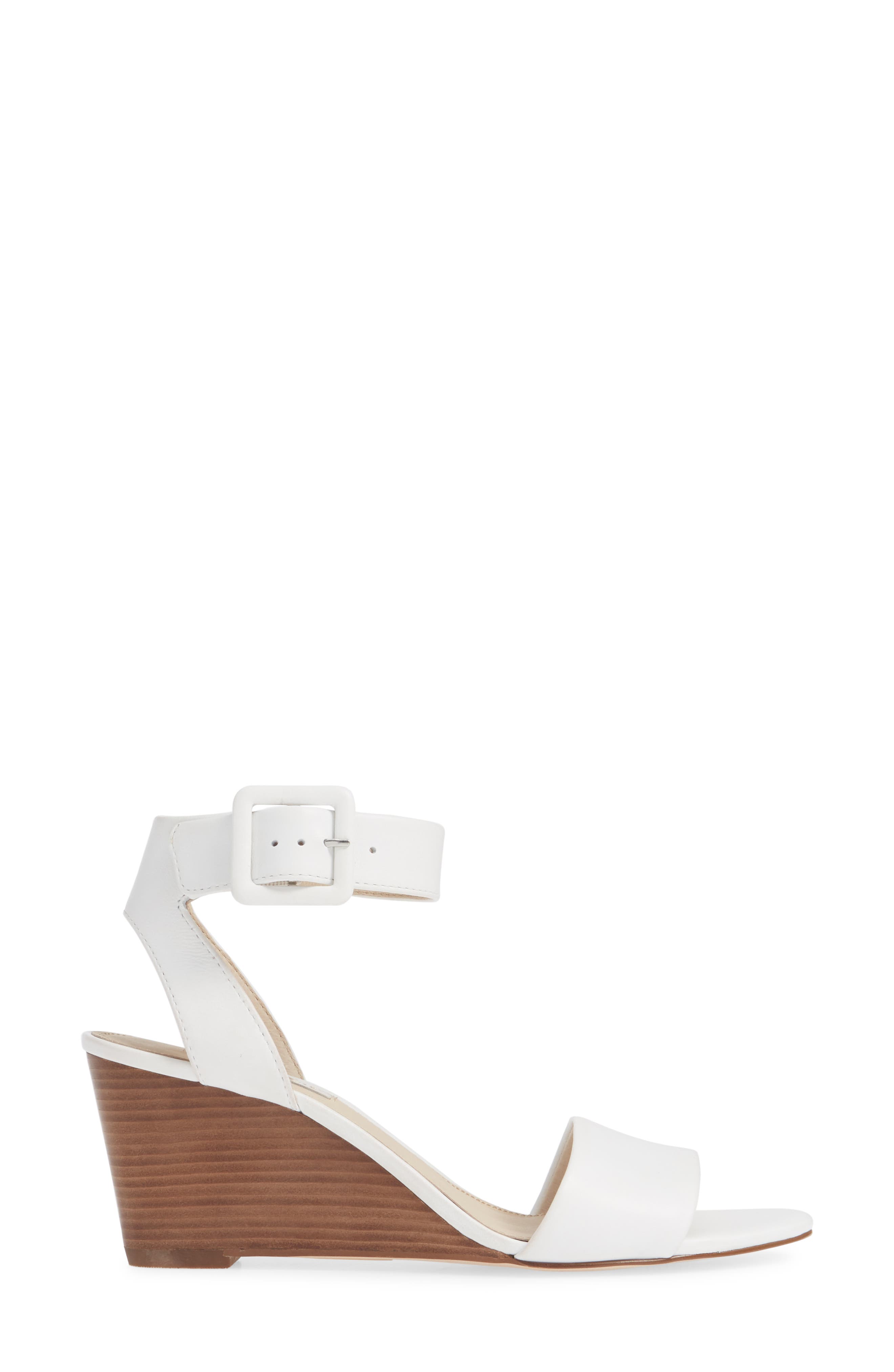 Punya Wedge Sandal, Alternate, color, ALABASTER LEATHER