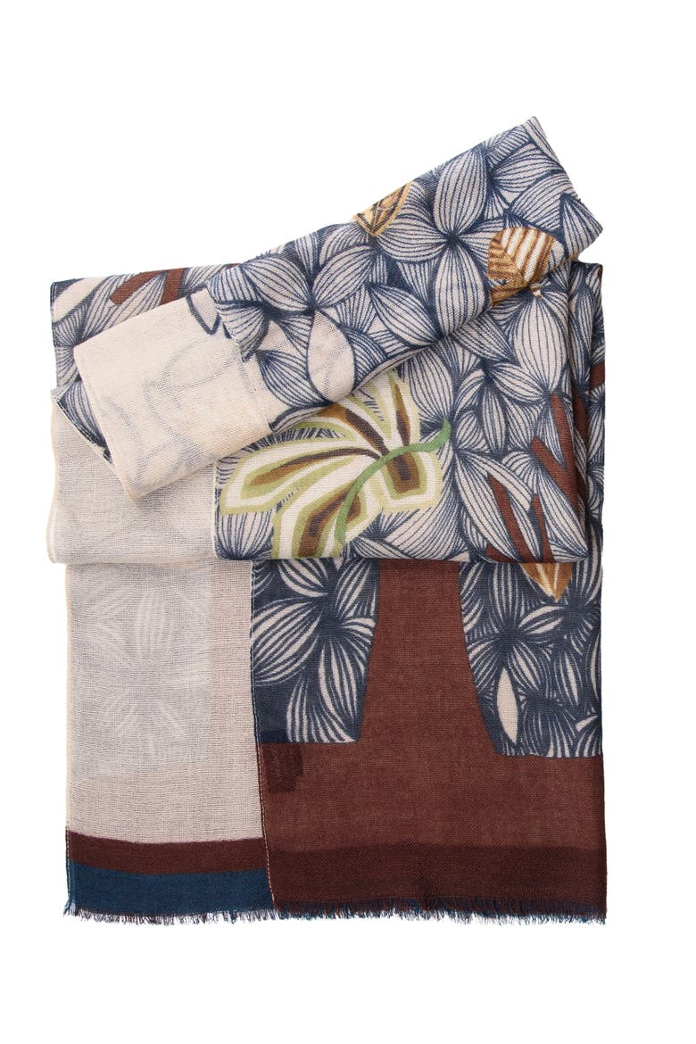 Bosco - Wool Scarf, Alternate, color, Beige