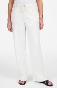 Madewell Drawstring Waist Low Slung Baggy Jeans