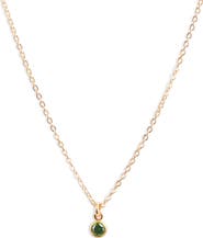 Set & Stones Birthstone Charm Pendant Necklace