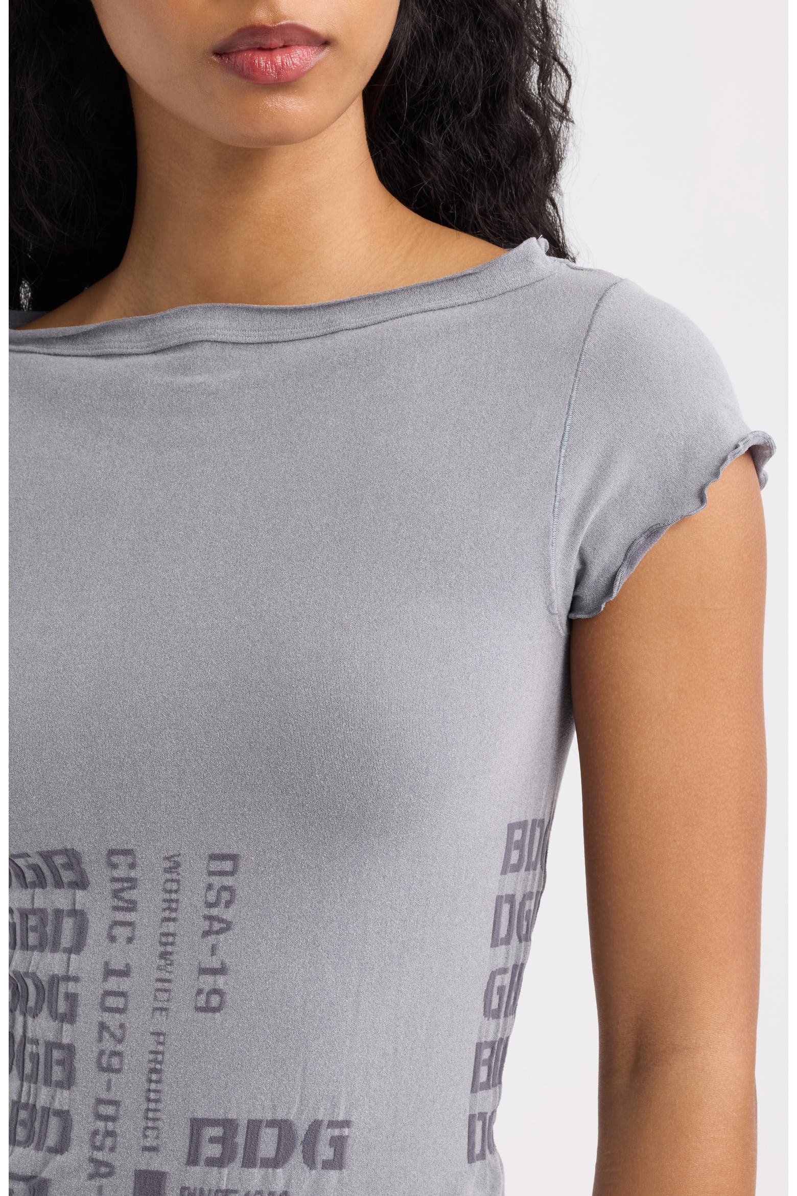 Bdg BDG Urban Outfitters Grunge Graphic Seamless Baby Tee (Women) | Nordstrom