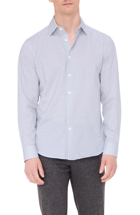 James OoohCotton® Geo Print Button-Up Shirt