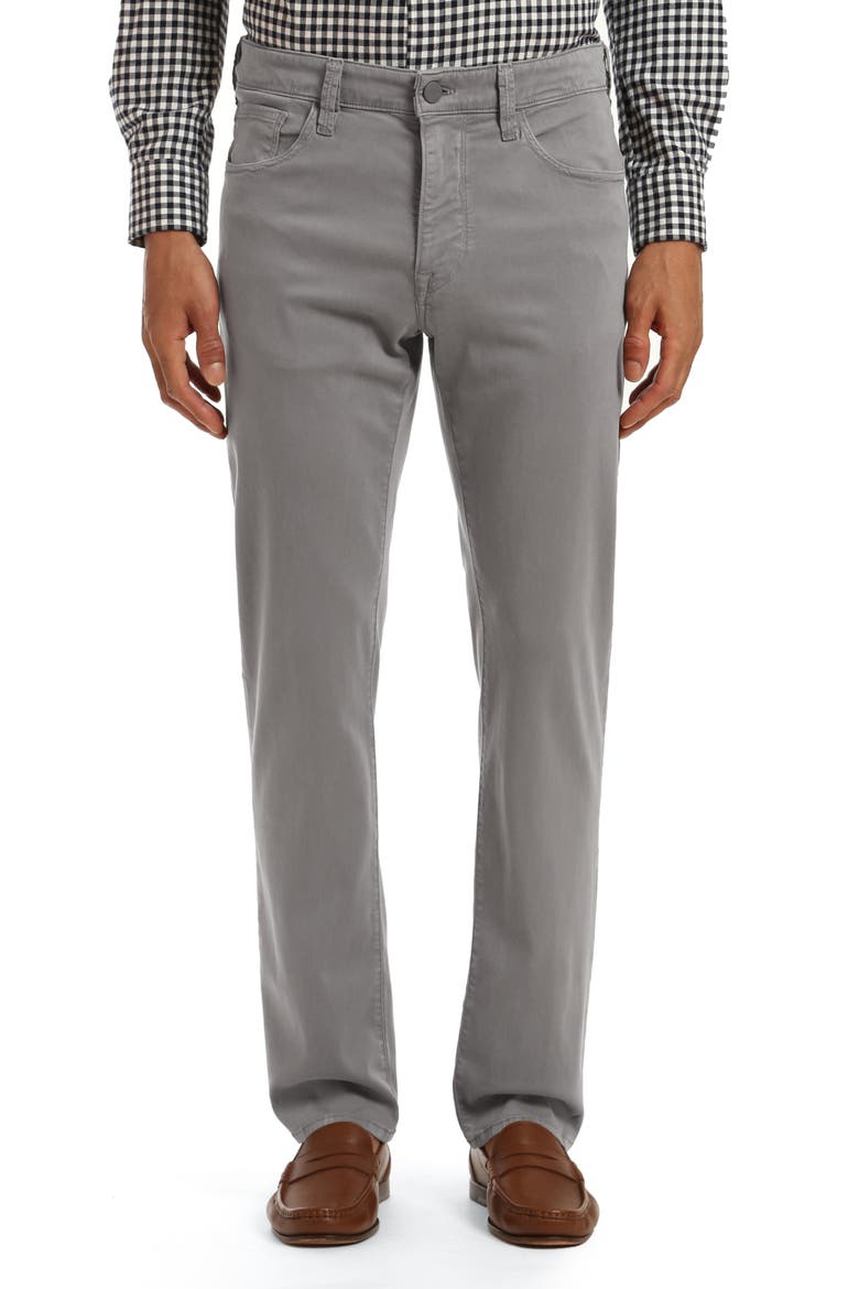 Courage Straight Leg Five Pocket Pants, Main, color, COURAGE PEWTER TWILL