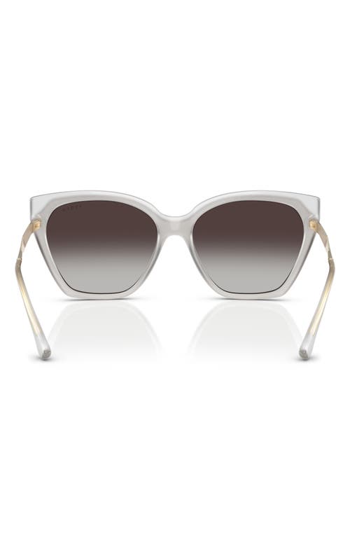 Vogue 57mm Polarized Gradient Cat Eye Sunglasses