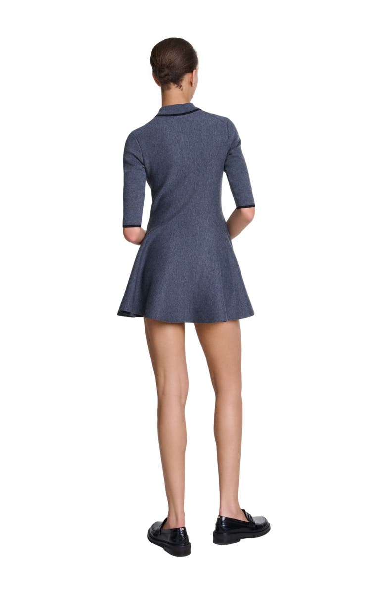 maje Mini knit dress, Alternate, color,