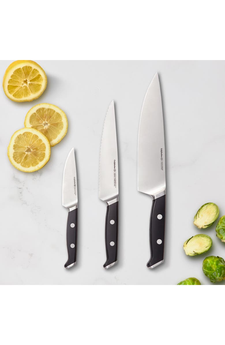 CALPHALON Set of 3 Edgetech Knives, Alternate, color,