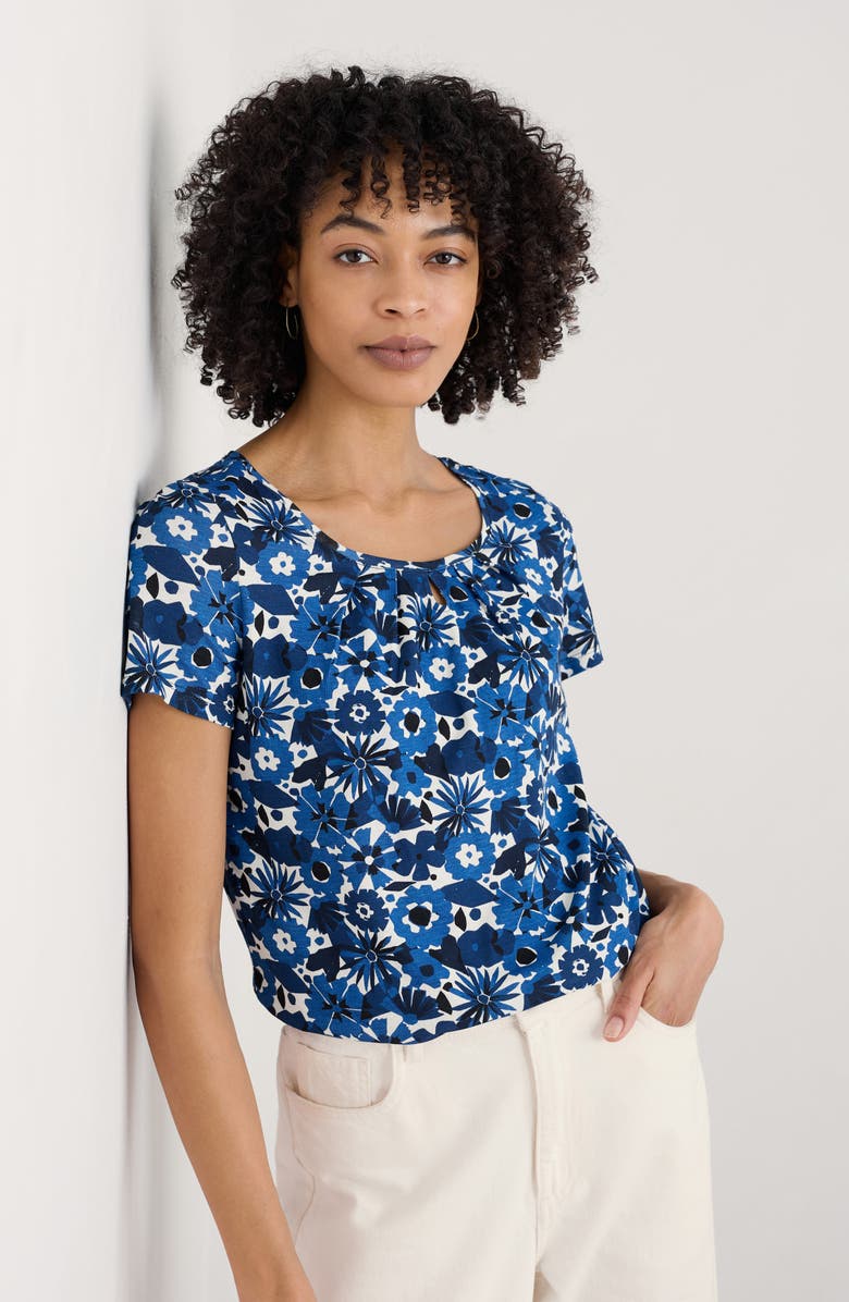 Seasalt Cornwall Appletree Top, Alternate, color, Screenprint Floral Cargo