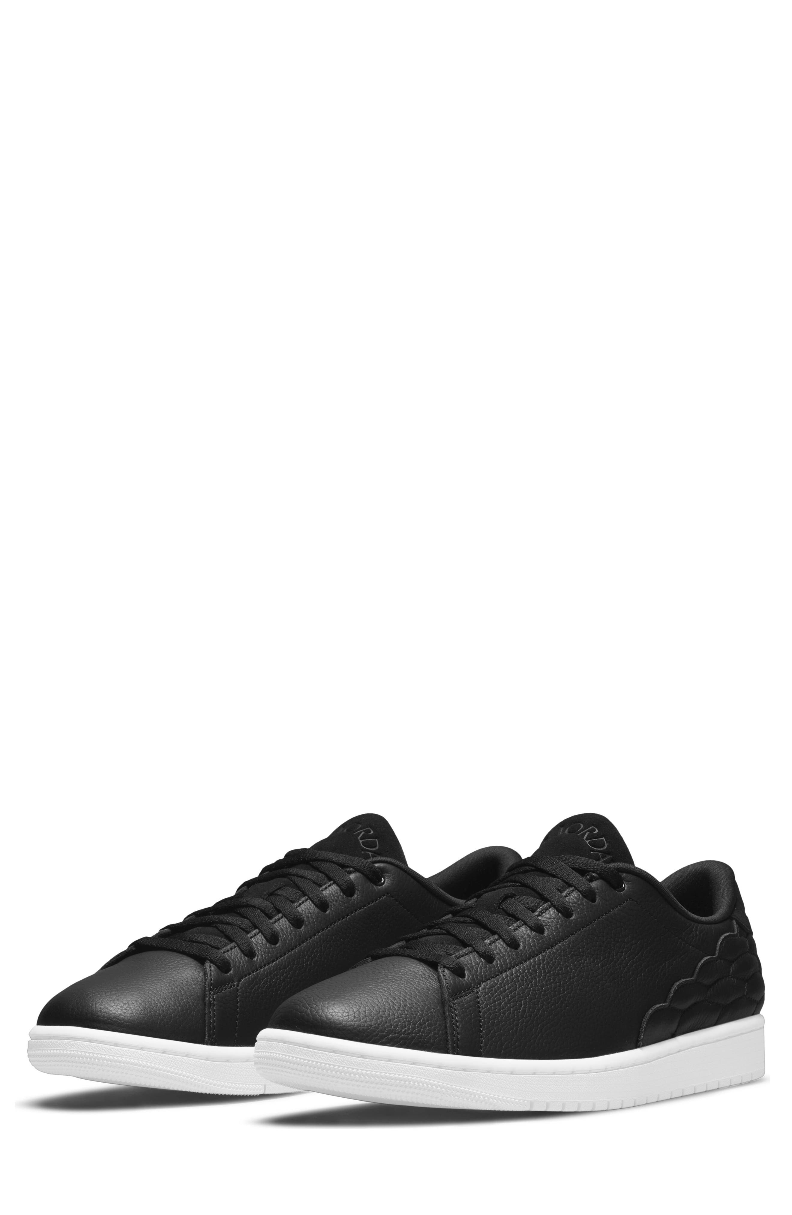 Air Jordan 1 Centre Court Sneaker, Main, color, BLACK/ BLACK/ WHITE