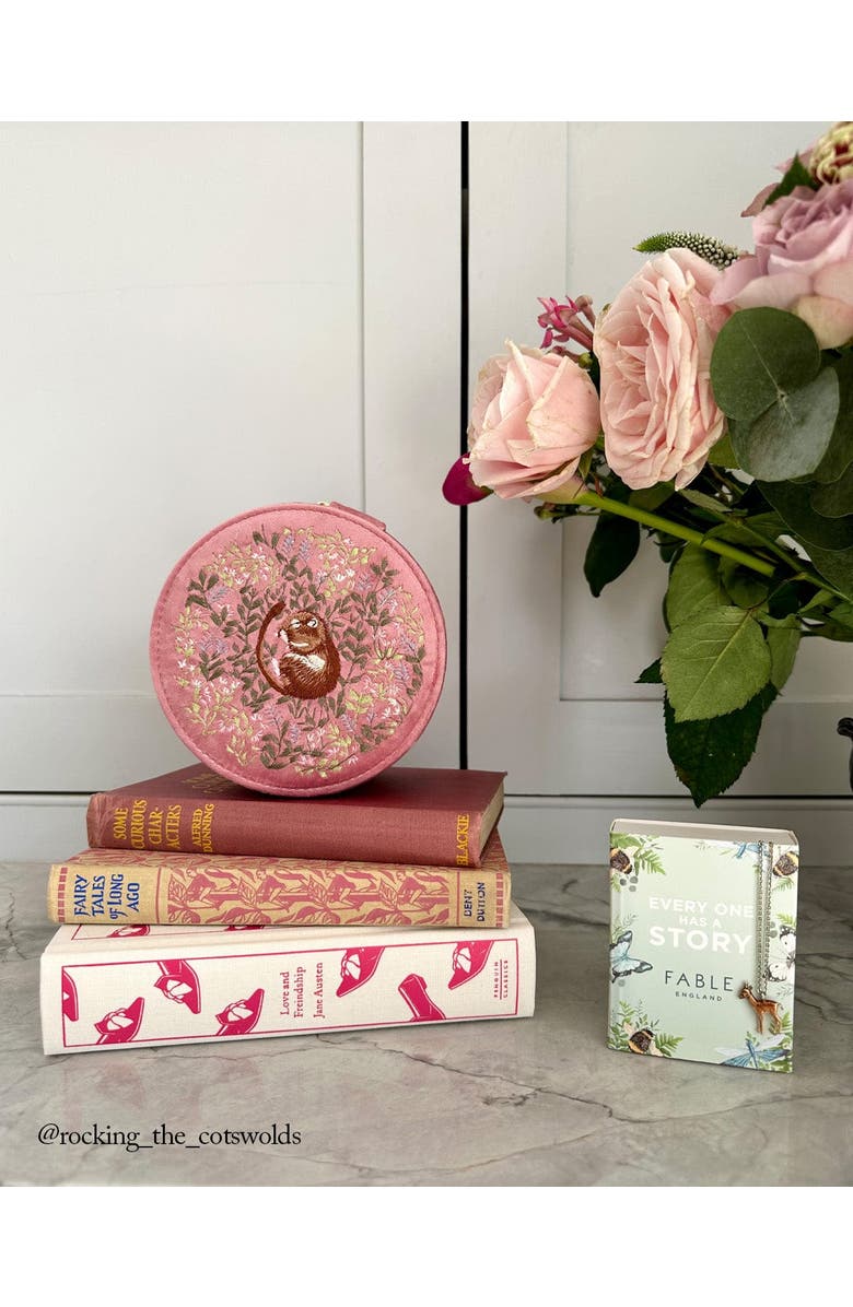 Fable England Fable Chloe Dormouse Jewellery box Pink, Alternate, color, 