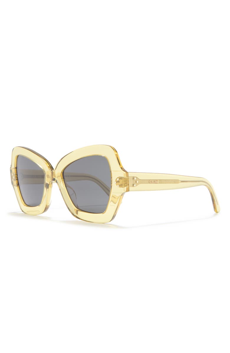 CELINE 54m Butterfly Sunglasses, Alternate, color,