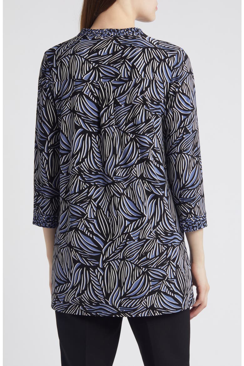 Allover Print Shirt, Alternate, color, BLU JAY/ ANNE BLACK MULTI