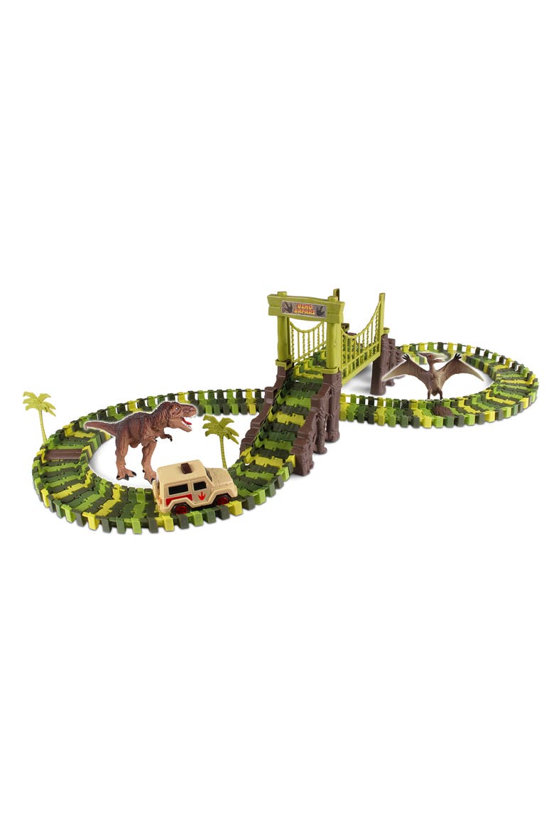 Dino Safari Track Set, Alternate, color, Multicolored