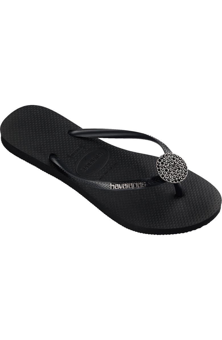 Havaianas Slim Crystal Flip Flop, Main, color,