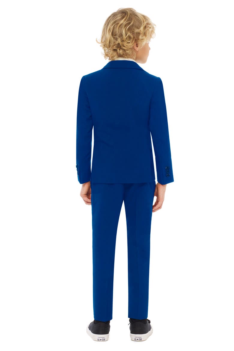 Navy Royale Two-Piece Suit & Tie, Alternate, color, BLUE