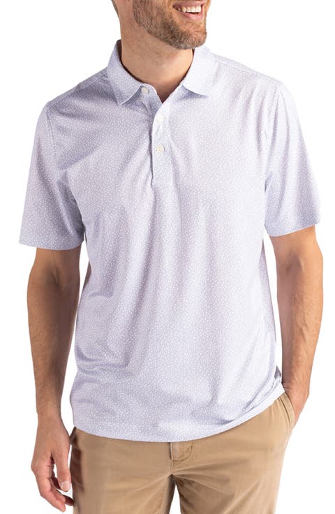 Pike Pebble Print Recycled Blend Polo