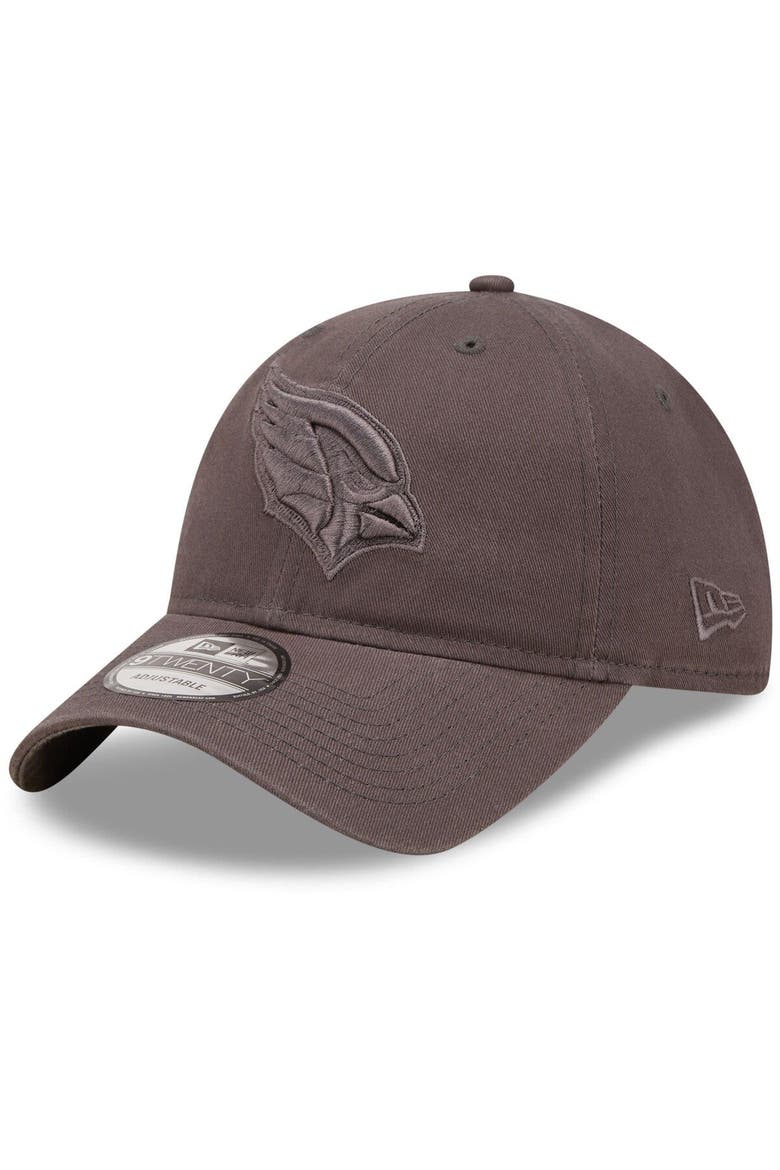 Men's New Era Graphite Arizona Cardinals Core Classic 2.0 Tonal 9TWENTY Adjustable Hat, Main, color, Graphite