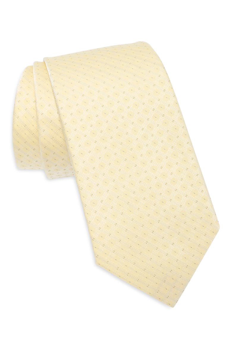 Marina Neat Tie, Main, color, YELLOW