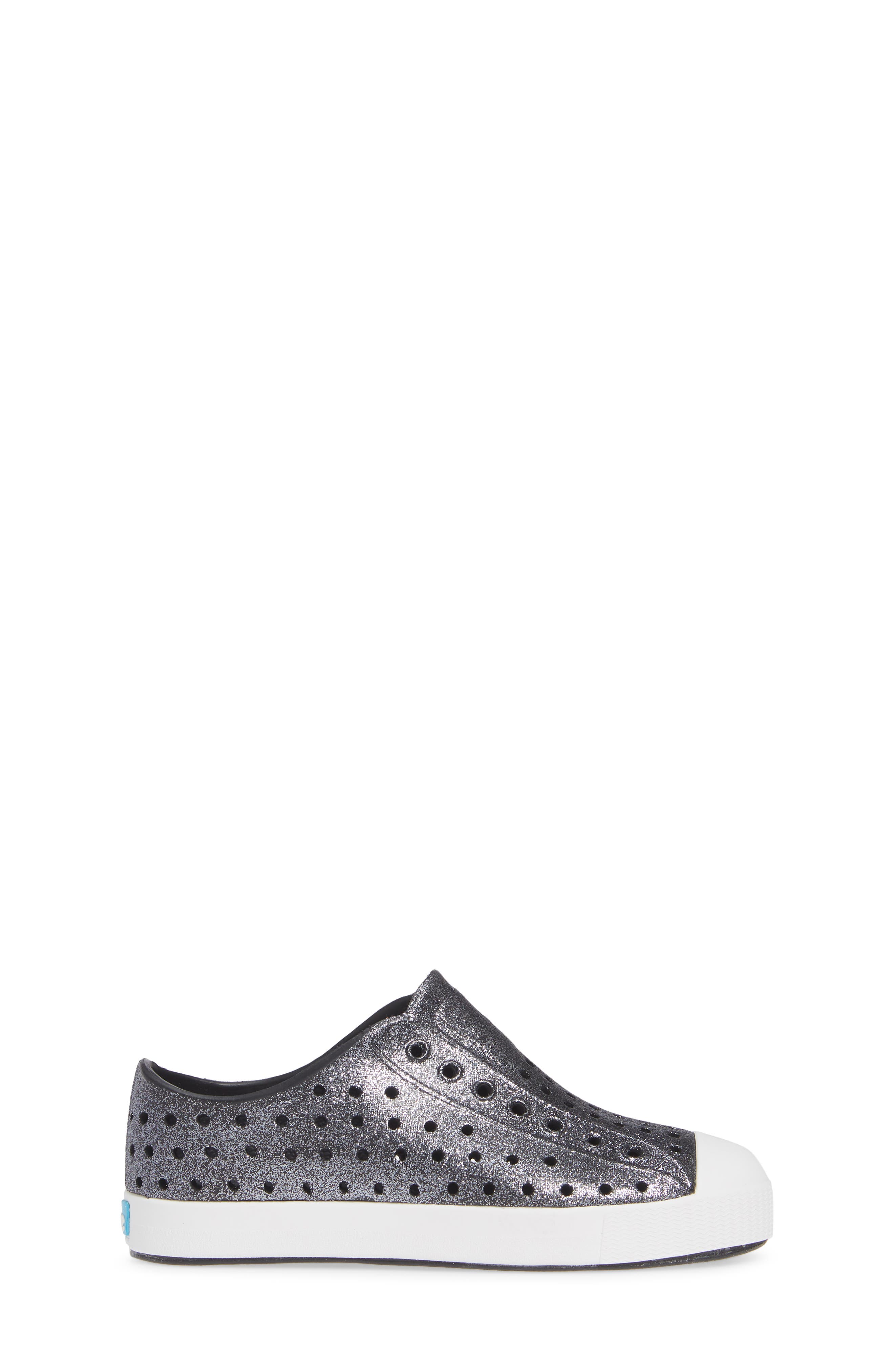 Jefferson Bling Glitter Slip-On Sneaker, Alternate, color, JIFFY BLING/ SHELL WHITE