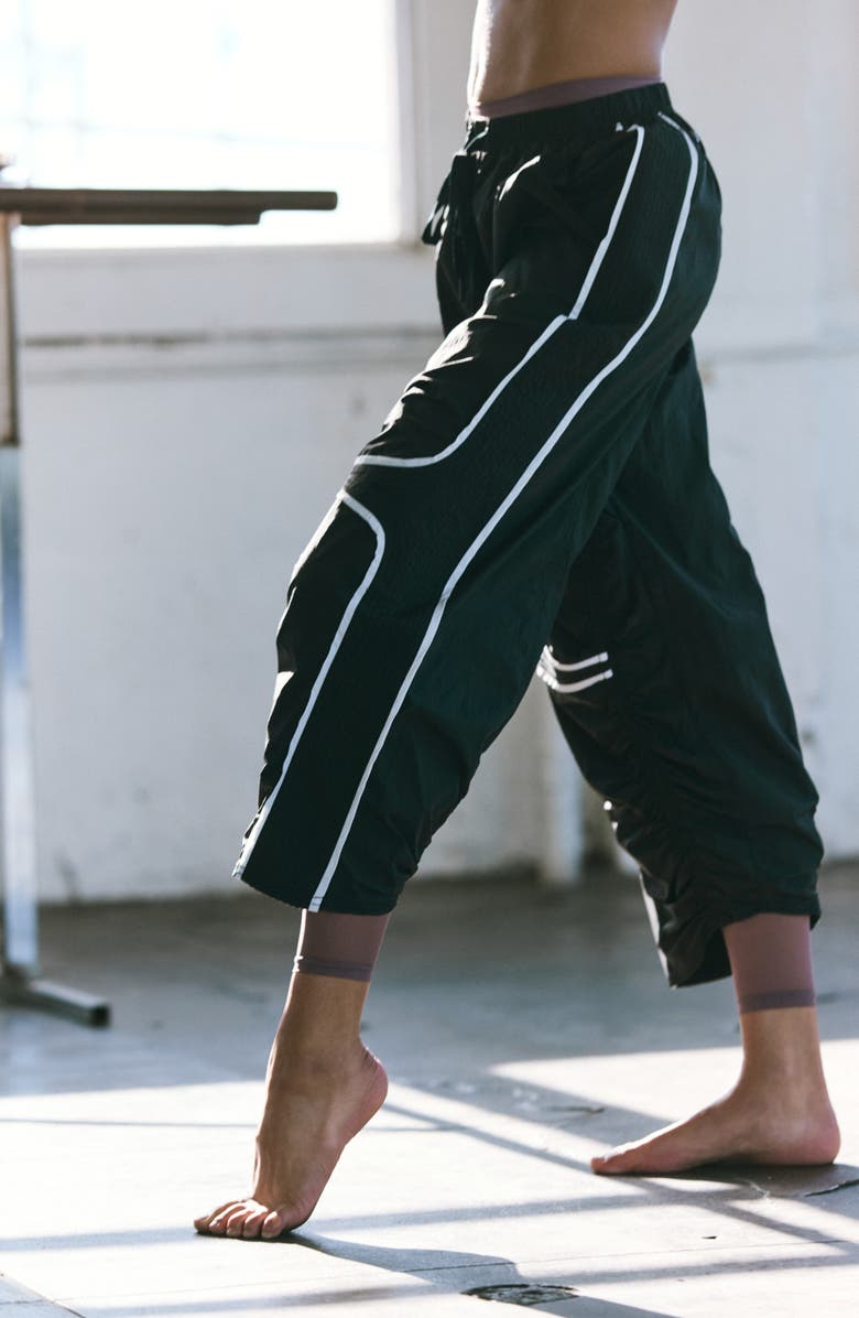Free People FP Movement Track Star Pants, Alternate, color, Black Combo