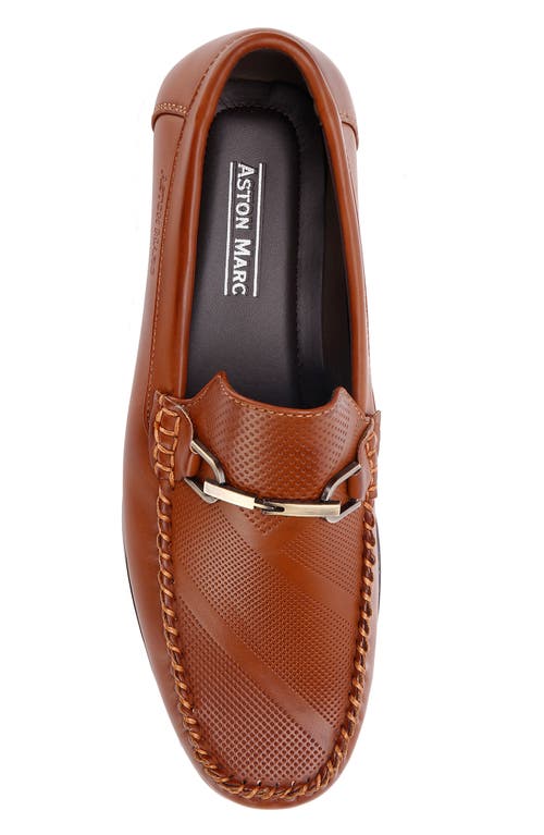 Aston Marc Bit Loafer In Tan