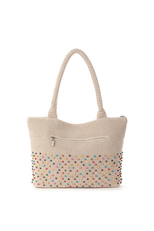 The Sak Crafted Classics Carryall Bag In Ecru Multi Beads