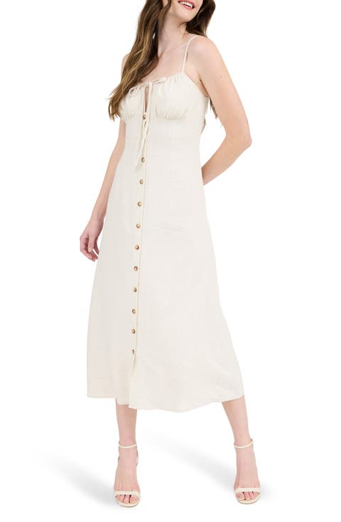 Button-Up Midi Dress