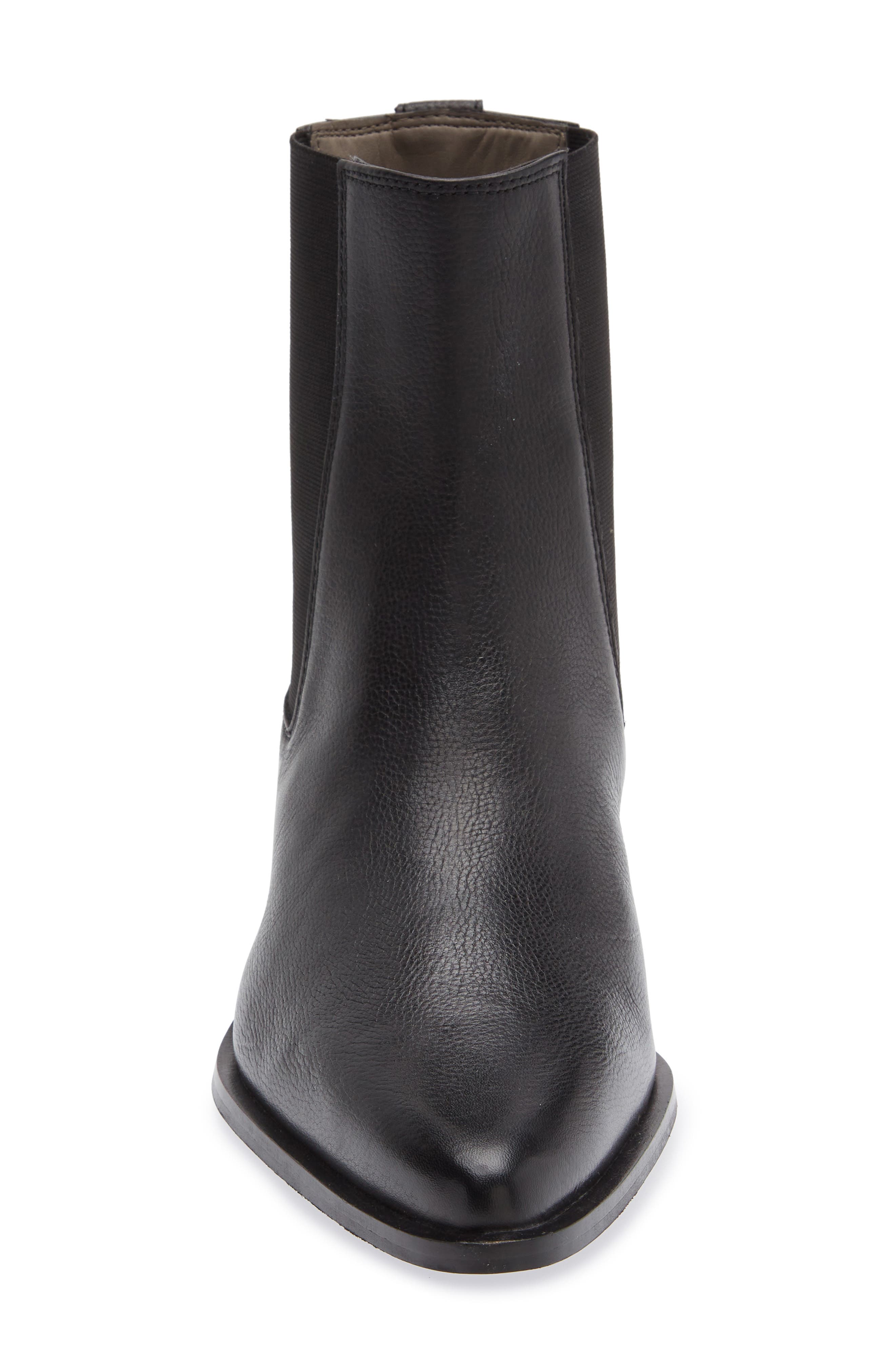 Folly Pointed Toe Bootie, Alternate, color, BLACK