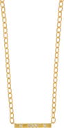 Bony Levy Cleo Diamond Bar Pendant Necklace