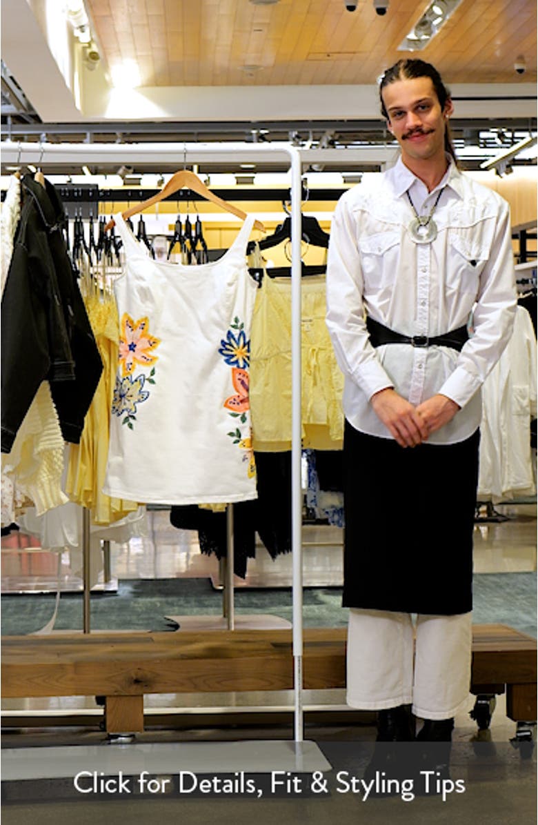 Adriana Embroidered Sleeveless Minidress, sales video thumbnail