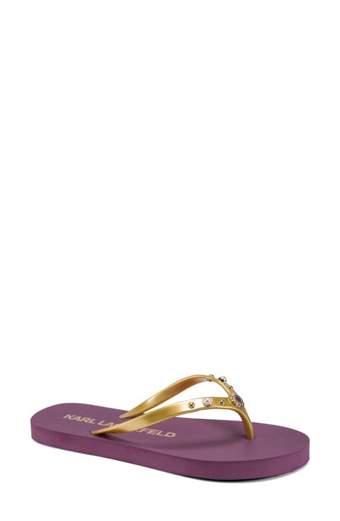 Zimia Button Flip Flop