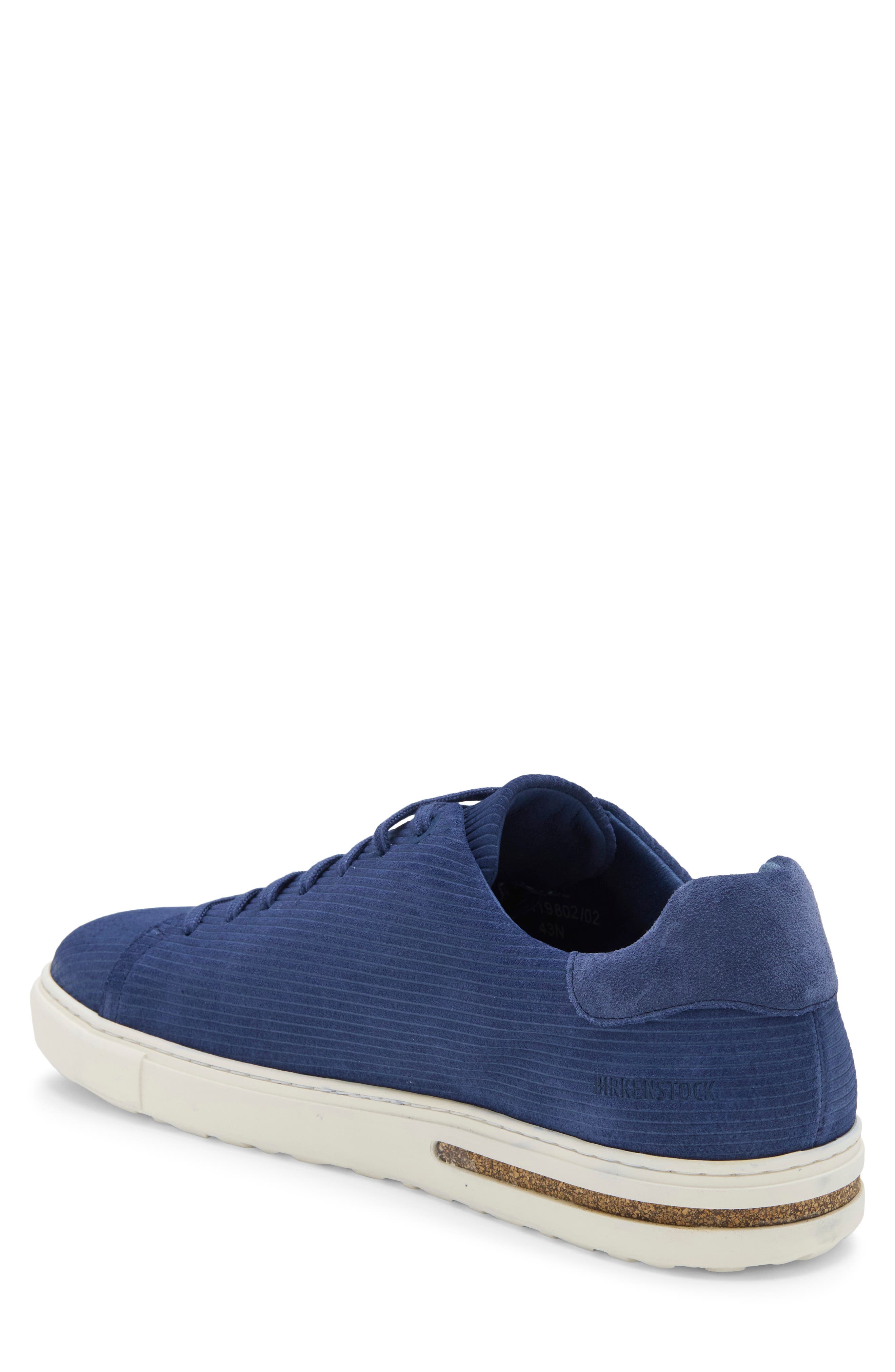Bend Low Suede Sneaker, Alternate, color, INDIGO