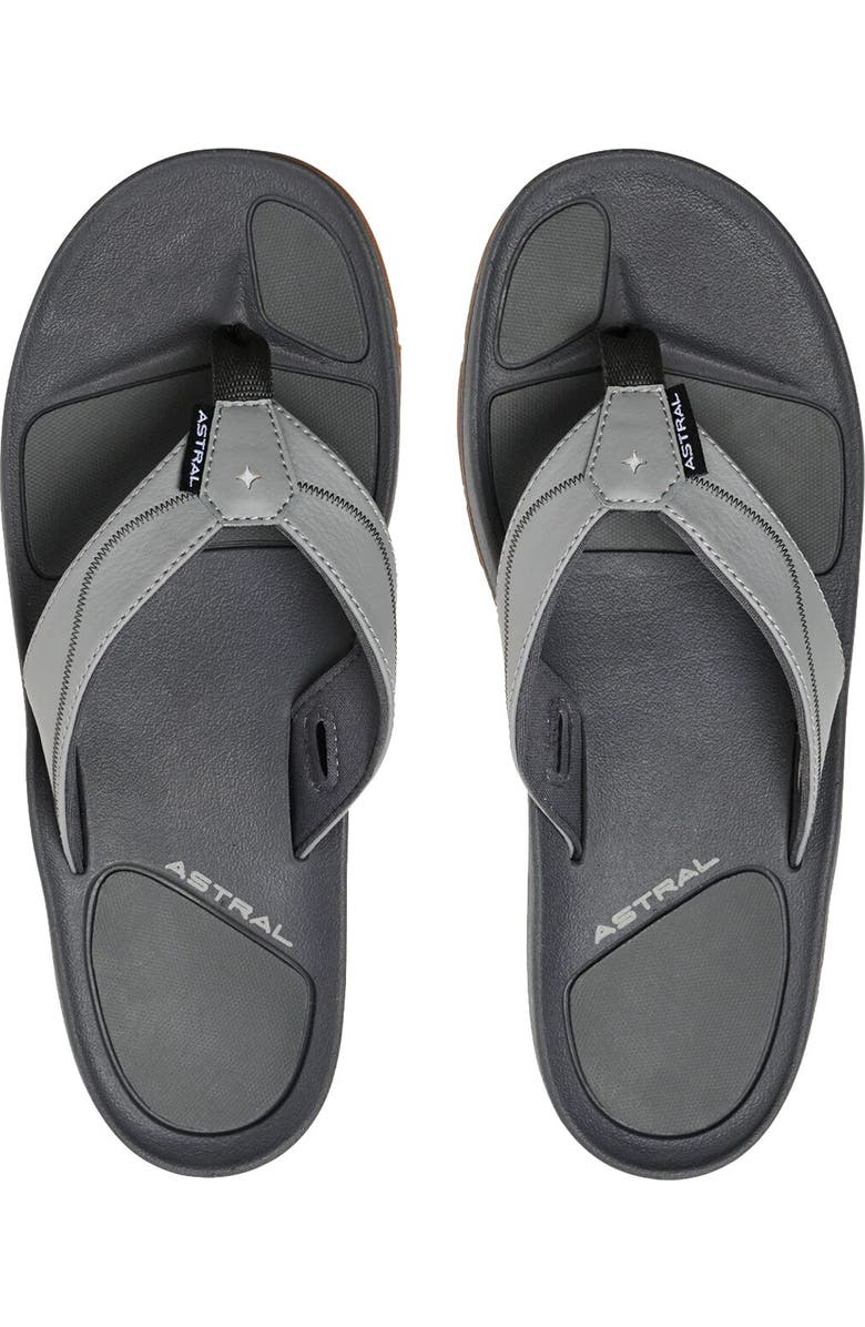 ASTRAL Filipe Flip Flop - Men's, Alternate, color, Seagull Gray