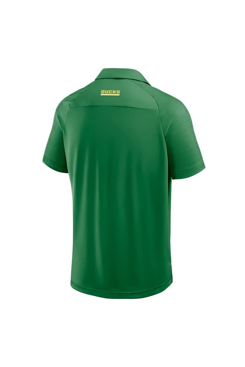 Men's Fanatics Green Oregon Ducks Take The Lead Defender Raglan Polo, Alternate, color, Green