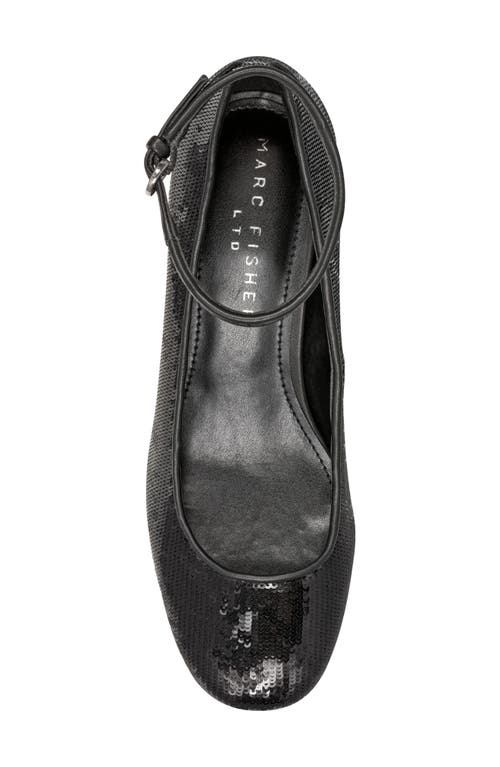 Marc Fisher Ltd Parri Ankle Strap Pump In Black